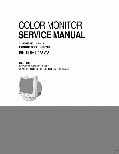 Compaq7500 V72 - CQ771H Service Manual